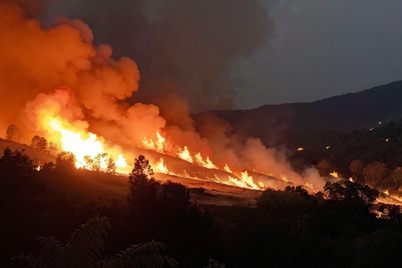 Devastador incendio forestal en Temósachi y Guerrero. Humo se extiende hasta la ciudad de Chihuahua. Clamor de ayuda de los habitantes."