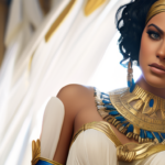 Cleopatra: Reina de Egipto, un icono de la historia antigua, conocida por su belleza y astucia política.