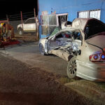 Accidente automovilístico en Nuevo Casas Grandes. Joven de 21 años fallece al ser embestido por un camión. Conduce con precaución