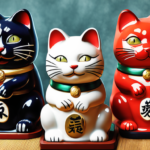 Descubre la suerte con los Maneki Neko: Gatos de la fortuna japoneses, símbolos de prosperidad y buen augurio en la cultura nipona