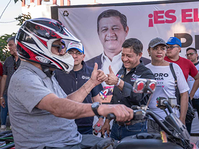 Pedro Pichia, candidato de Coalición Juntos Defendamos Chihuahua, promete mejorar servicios públicos en Nuevo Casas Grandes, incluida recolección de basura y alumbrado público.