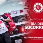 La alcaldesa de Nuevo Casas Grandes, Edith Escárcega Escontrias, felicita a los paramédicos de la Cruz Roja Mexicana por su labor incansable en la comunidad, destacando su dedicación y valentía en situaciones de emergencia.