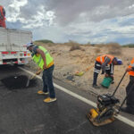 El Gobierno Federal inicia la reparación del tramo carretero Janos-Ciudad Juárez, adelantando los trabajos para beneficiar a la población, liderados por Juan Carlos Loera.