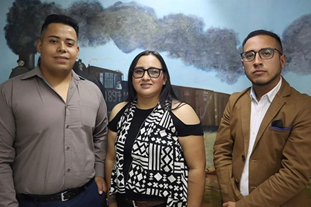 Integrantes del Órgano de Control Interno de NCG: Lic. Jaime Salazar Romero, LC. Zulema Molinar Rentería y Lic. Dherian Gastélum Andana, designados por el H. Ayuntamiento en la sesión de Cabildo.