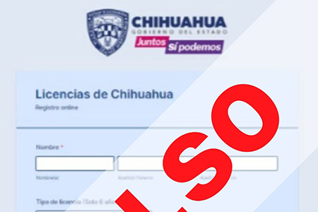 La Fiscalía de Distrito Zona Norte alerta a la ciudadanía sobre sitios web fraudulentos para trámites de licencia de conducir, instando a usar portales oficiales para evitar engaños.