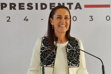 Claudia Sheinbaum, presidenta electa de México, evalúa si residirá en Palacio Nacional durante su mandato presidencial.