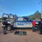 Elementos de la SSPE detienen a dos hombres con armas largas y equipo táctico en Madera.