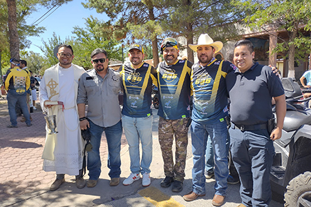 El Presidente Municipal de Casas Grandes inaugura la ruta 636 en la zona serrana del Pueblo Mágico.