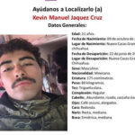 Kevin Manuel Jaquez Cruz, 21, desaparecido en Nuevo Casas Grandes desde junio 2024, necesita ser localizado. Contacto: 911 o 089.