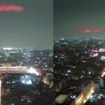 Misterioso objeto rojo captado surcando el cielo de Ciudad de México en la madrugada, creando controversia y teorías entre los usuarios de redes sociales.