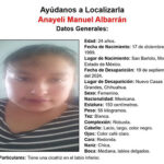 Anayeli Manuel Albarrán, 24 años, ha desaparecido en Nuevo Casas Grandes, Chihuahua. Última vez vista el 19 de septiembre de 2024. Contacta al 911 con información.