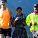 Arnulfo Quimare y Verónica Palma corren en Chamonix para promocionar el "Chihuahua by UTMB", maratón que se realizará en la Sierra Tarahumara en 2025.