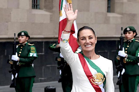 Sheinbaum garantiza la construcción de la carretera Bavispe-Nuevo Casas Grandes y anuncia el Sistema de Cuidados para mujeres en Ciudad Juárez.