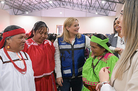 Estrategia “Juntos por la Sierra Tarahumara” de Maru Campos beneficia a más de 190 mil personas con salud, alimentación y educación.