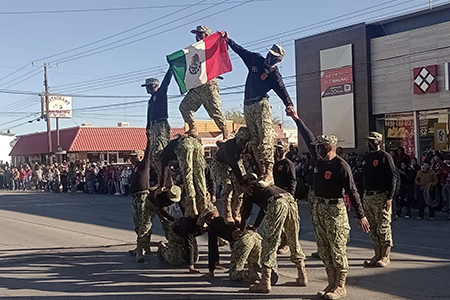 Nuevo Casas Grandes conmemoró el 114 aniversario de la Revolución Mexicana con un desfile cívico-militar lleno de tradición y patriotismo.