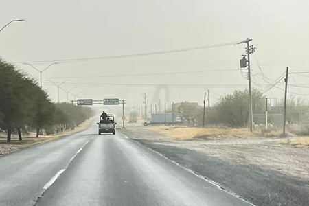 Se prevén vientos de más de 75 km/h en Chihuahua por el ingreso de un nuevo frente frío. La CEPC recomienda precaución en las carreteras.