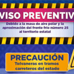 La Coordinación Estatal de Protección Civil de Chihuahua emite un aviso preventivo por el ingreso de aire polar, recomendando cuidar a menores, ancianos y mascotas.