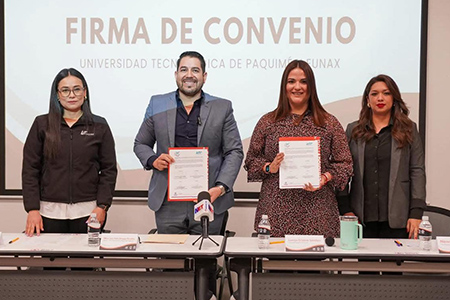 La Universidad Tecnológica de Paquimé firma un convenio con Funax, ofreciendo a sus alumnos oportunidades de prácticas profesionales en fabricación digital.