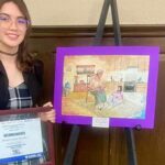 Denisse López, de Casas Grandes, gana el segundo lugar en el Concurso Nacional de Dibujo y Pintura. ¡Un orgullo para Chihuahua!