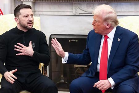 Donald Trump acusó a Volodimir Zelenski de no estar listo para la paz y de faltarle al respeto a EE.UU. durante una tensa reunión en la Casa Blanca.