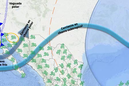 El frente frío 35 provoca vientos de hasta 75 km/h y bajas temperaturas en Chihuahua. Se esperan tolvaneras y lluvias aisladas este viernes.