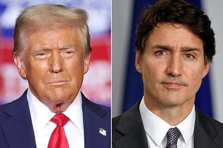 Trump amenaza con aumentar aranceles a Canadá si este responde con medidas recíprocas. Tensión crece en la guerra comercial entre ambos países.